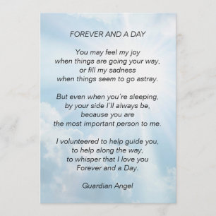 Invitation Pour toujours et pour un jour