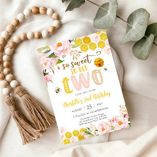 Invitation pour un 2ème anniversaire sur le thème