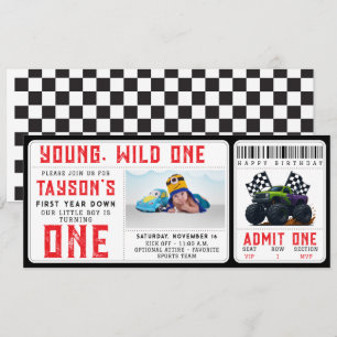 Invitation pour un billet d'anniversaire de Monste
