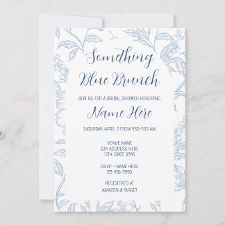 Invitation pour un brunch de douche de mariée Some