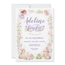 Invitation pour un premier anniversaire de Jardin