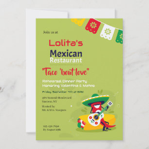 Invitation pour un restaurant mexicain