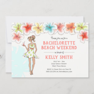 Invitation pour un week-end de filles à la plage