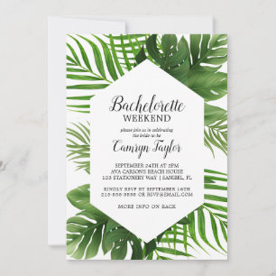 Invitation pour un week-end d'enterrement de vie d