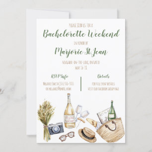 Invitation pour un week-end entre filles au vignob