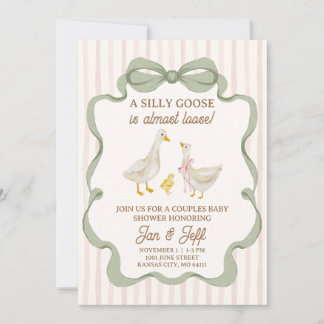 Invitation pour une Baby Shower de Petit Oie Rigol