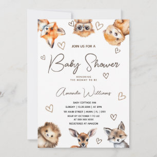Invitation pour une baby shower garçon fille thème