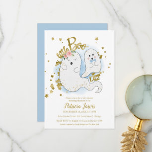Invitation pour une Baby Shower Halloween : Un Pet