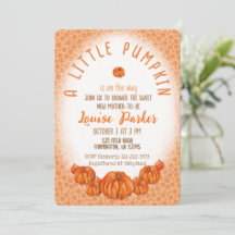 Invitation pour une Baby Shower pour un Petit Citr