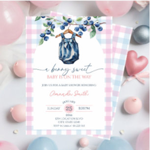 Invitation pour une baby shower pour une petite fi