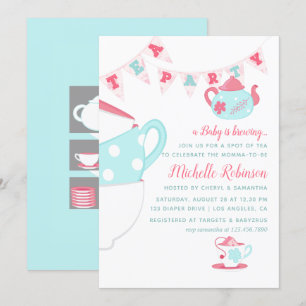 Invitation pour une Baby Shower sur le thème de la