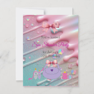 Invitation pour une fête d'anniversaire au Bow Spa