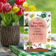 Invitation pour une fête d'anniversaire dans un ja