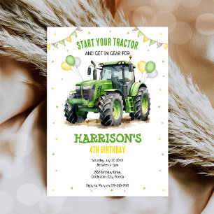 Invitation pour une fête d'anniversaire de garçon 