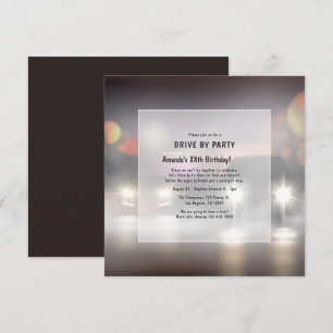 Invitation pour une fête d'anniversaire de passage