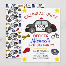 Invitation pour une fête d'anniversaire de politiq
