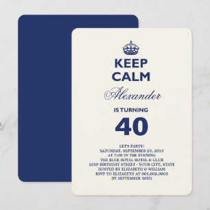 Invitation pour une fête d'anniversaire humoristiq