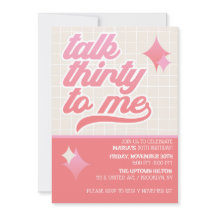 Invitation pour une fête d'anniversaire moderne « 