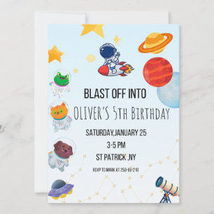 Invitation pour une fête d'anniversaire sur le thè