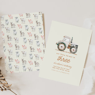 Invitation pour une fête d'anniversaire sur le thè
