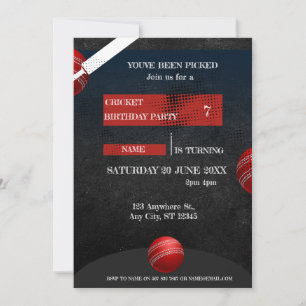 Invitation pour une fête d'anniversaire sur le thè
