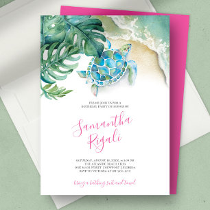 Invitation pour une fête d'anniversaire Sweet 16 s