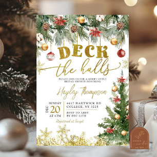 Invitation pour une fête de fiançailles de Noël 'D