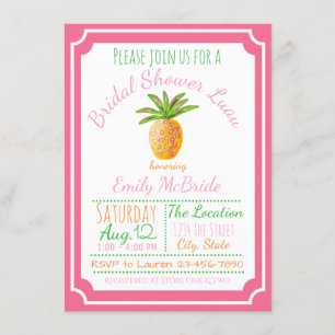 Invitation pour une fête de fiançailles sur le thè