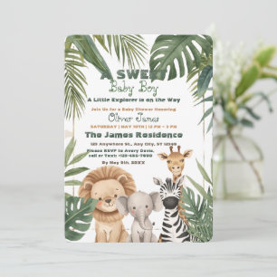 Invitation pour une Fête de Naissance de Petit Gar