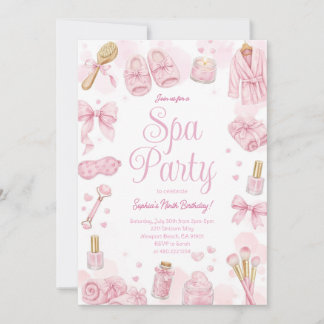 Invitation pour une journée au Beauty Spa rose