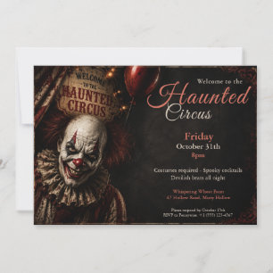 Invitation pour une soirée de costumes d'Halloween
