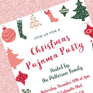 Invitation pour une soirée pyjama entre adultes ro