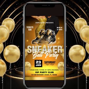 Invitation pour une soirée Sneaker Ball