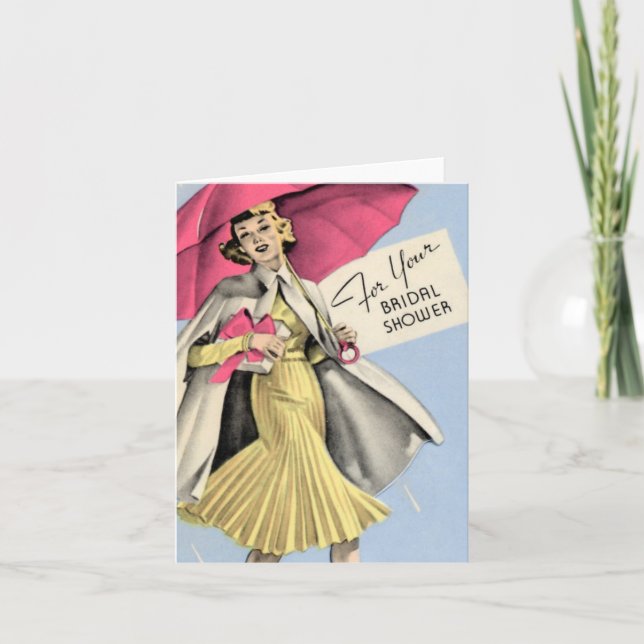 Invitation Pour votre Fête de la mariée (Devant)