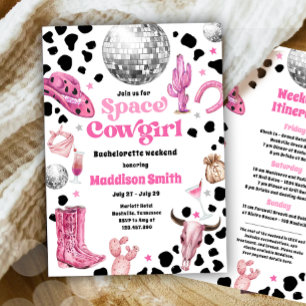 Invitation pour week-end d'enterrement de vie de j