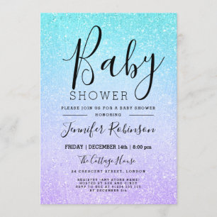 Invitation Pourpre et peinture de regard de parties