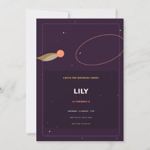 Invitation Poursuite de comète