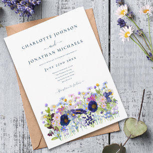 Invitation Prairie Fleurie Moderne