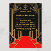 Invitation pré-bal, Pré bal, Tapis rouge, 15ème, 1