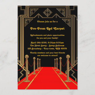 Invitation pré-bal, Pré bal, Tapis rouge, 15ème, 1