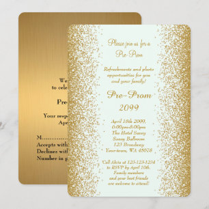 Invitation Pré Prom, Pré Prom, Quinceanera, Sweet-seize,