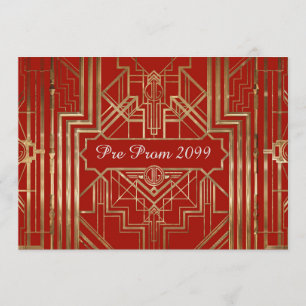 Invitation pré-prom, Quinceanera, Gatsby 2