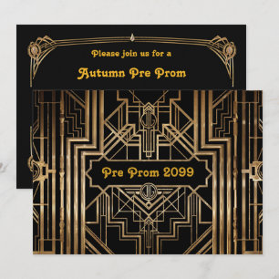 Invitation pré-prom, Quinceanera, Gatsby V3