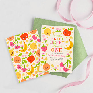 Invitation Premier anniversaire de Berry, Joyeux anniversaire
