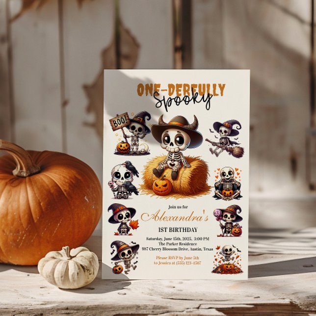 Invitation Premier anniversaire de l'Halloween occidentale à  (Créateur téléchargé)