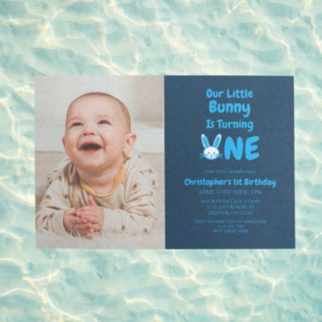 Invitation Premier anniversaire de Little Bunny (Créateur téléchargé)