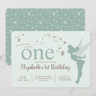 Invitation Premier anniversaire de Tinker Bell