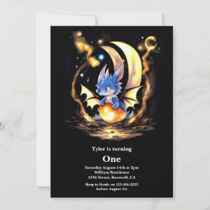 Invitation Premier anniversaire du dragon