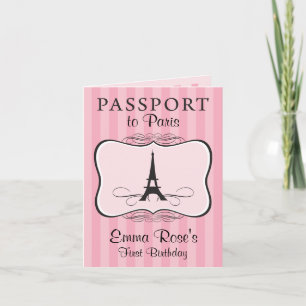 Invitation Premier anniversaire Paris Passeport