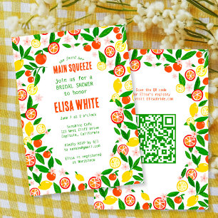 Invitation PREMIER CHOIX Citrus Fruit QR Été LANCEMENT DE MAR